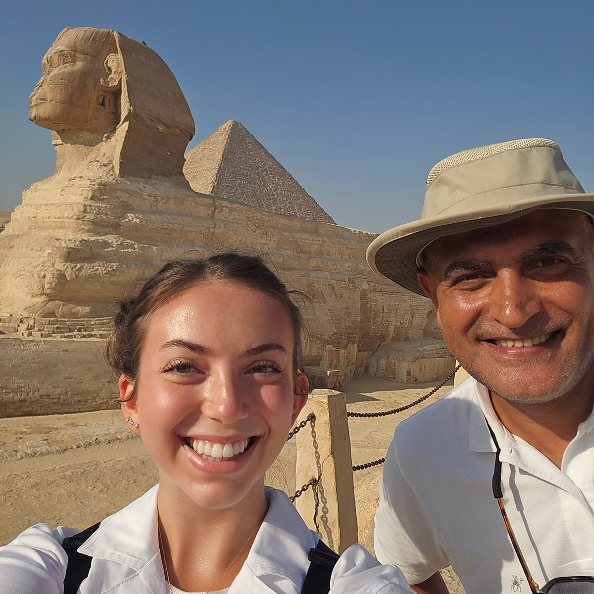 Tyler and tour guide
